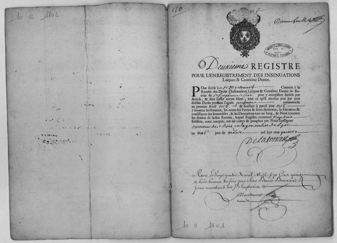 3 avril 1715-14 septembre 1717.