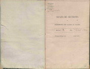 État de sections.