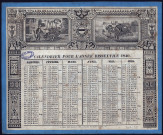 Calendrier pour l'année bissextile 1840