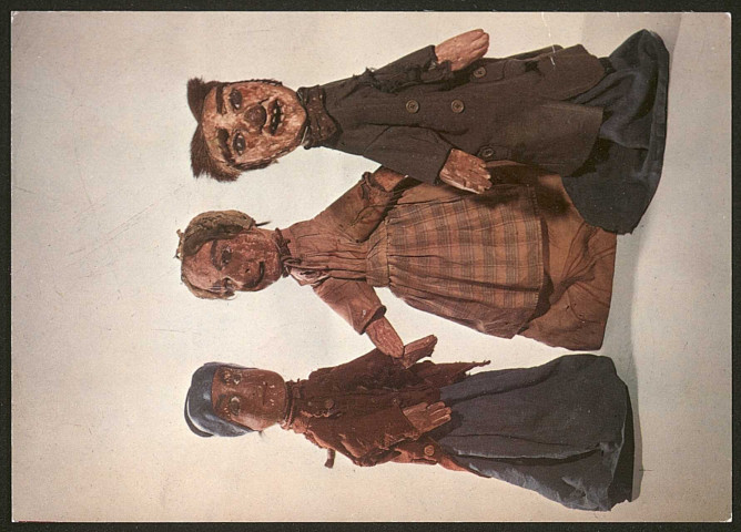 Lyon. Guignol, Madelon et Gnafron.