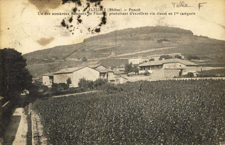 Fleurie. Poncié.