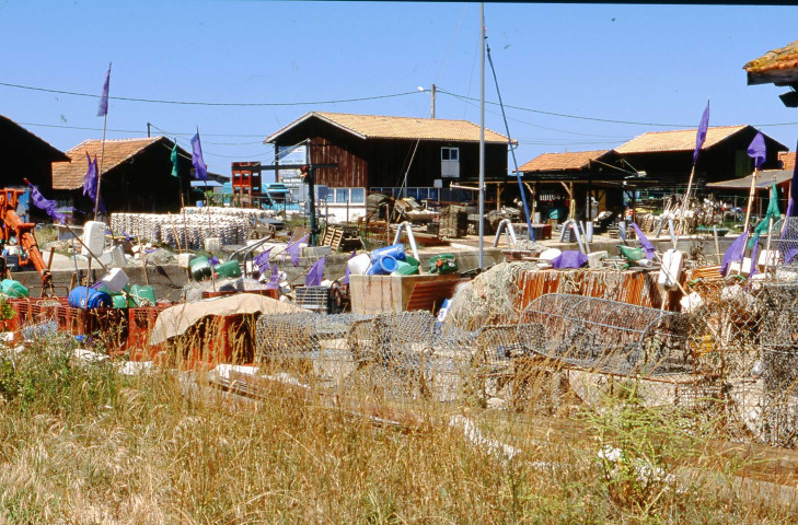 Cabanes de pêcheurs et activité ostréicole (septembre 1999, juin-juillet 2003, juillet 2004, juillet 2005).