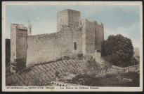 Saint-Germain-au-Mont-d'Or. Les ruines du château romain.