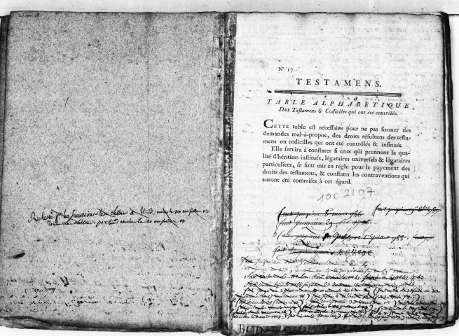 19 avril 1785-17 décembre 1816.