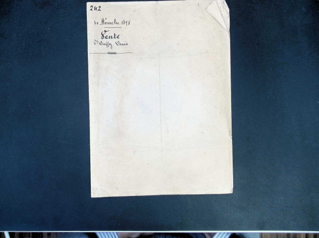 Juillet-décembre 1895