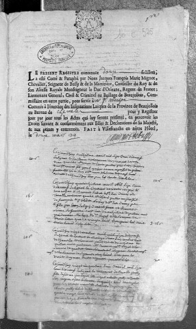 3 avril 1719-28 juin 1720.