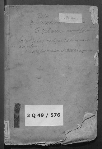 Janvier 1811-juillet 1814 (volume 3).