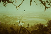 Verdun, la Meuse vue des lignes.