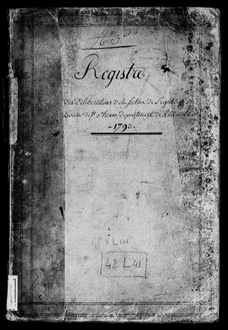 Délibérations de la section de l'égalité de Saint-Étienne (18 juin-5 octobre 1793).