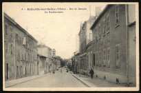 Belleville-sur-Saône. Rue de Beaujeu. La gendarmerie.