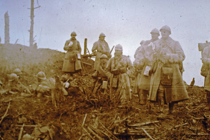 Chemin des Dames, le colonel du 172e suit l'attaque.