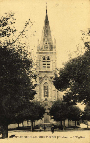 Saint-Didier-au-Mont-d'Or. L'église.