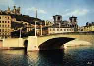 Lyon. Pont Bonaparte. Cathédrale Saint-Jean.