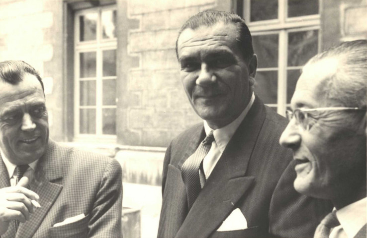 De gauche à droite : Charles GERMAIN, René JANIN, Henri COLLOMB.