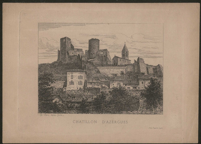 Châtillon d'Azergues.