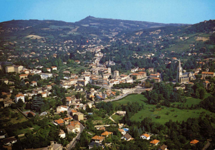Saint-Cyr-au-Mont-d'Or. Vue aérienne.