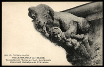 Villefranche-sur-Saône. Gargouille de l'église Notre-Dame des marais.