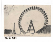 La grande roue et la tour Eiffel.