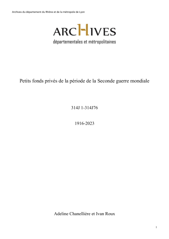 Léon Chavanne (1912-2010), notaire à Neuville-sur-Saône.