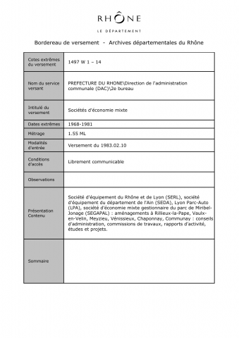 Sociétés d'économie mixte.