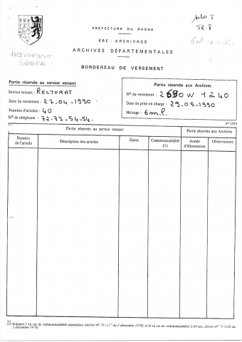 Enseignement supérieur.