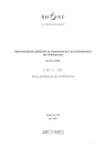 Administration générale et économie de l'arrondissement de Villefranche.
