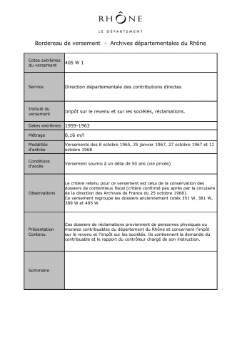Impôts sur le revenu et sur les sociétés.