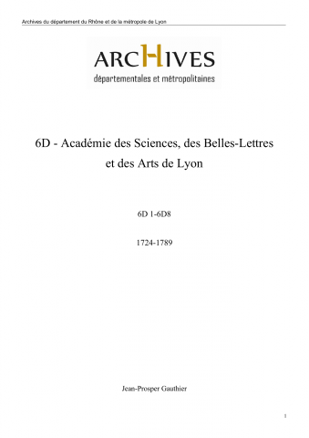 Missions confiées à l'Académie. Fonctionnement et vie académique interne.