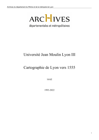 Métadonnées des rues.