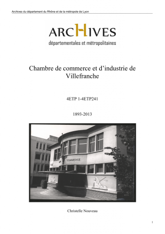 Lettres envoyées à l'association communale des marchands forains de Villefranche et la Région.