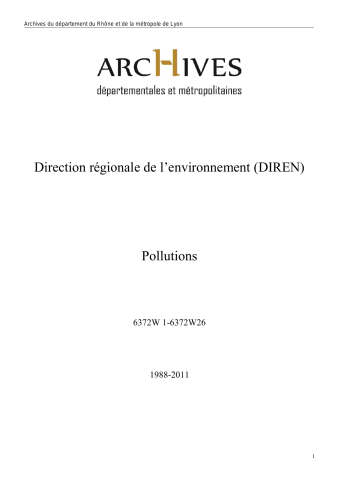 Action nationale de l'inspection des installations classées.