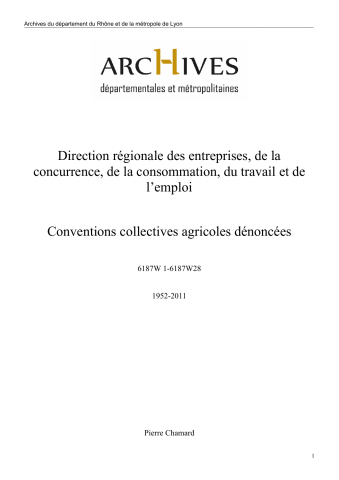 Convention collective polyculture du 8 septembre 1982.