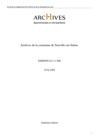 Pièces annexes de l’état civil.