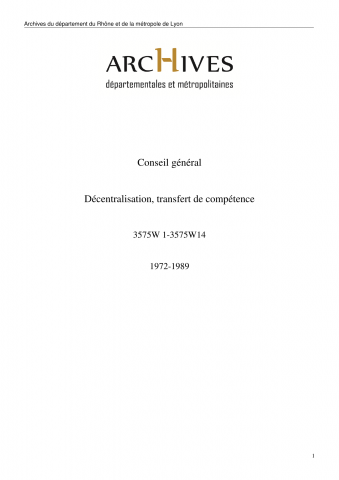Transfert de postes et répartition d'agents entre la préfecture et le conseil général.