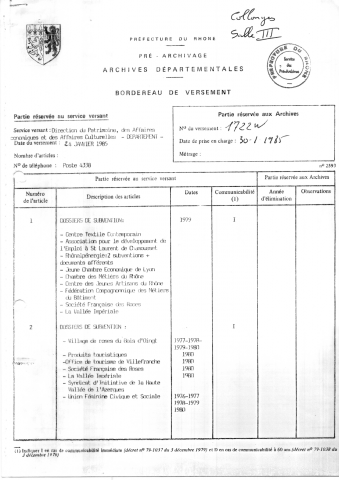 Subventions et aide à l'économie départementale.