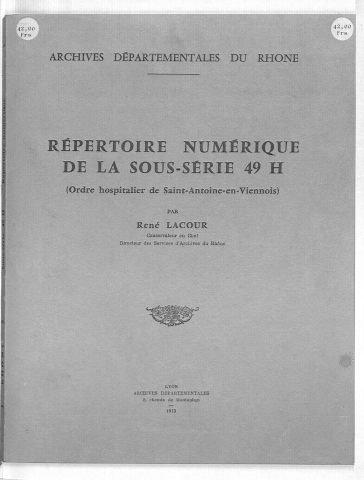 Ordre de Saint-Antoine en Viennois.