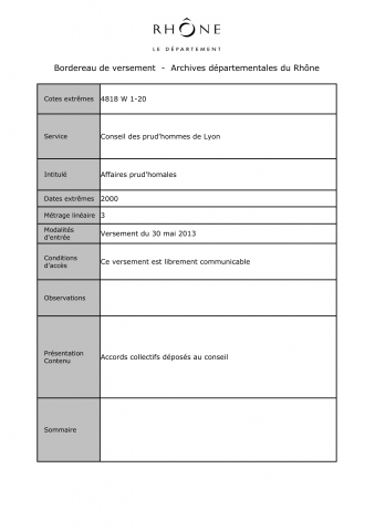 Affaires prud'homales.