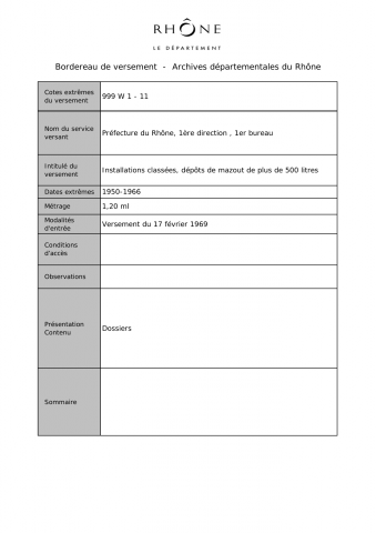 Installations classées.