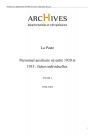 Personnel auxiliaire né entre 1920 et 1933 : fiches individuelles.