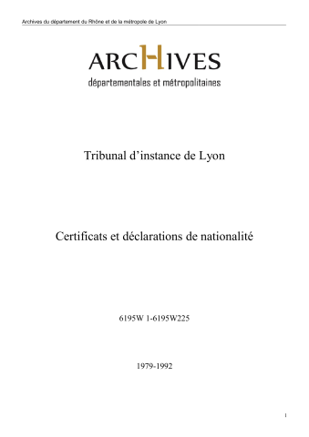 N° 1723 à n° 1891.