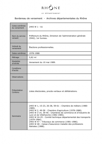 Élections professionnelles.
