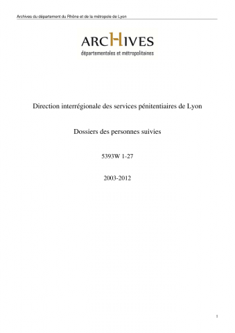 Libération conditionnelle.