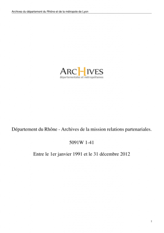 Listes d'émargement.