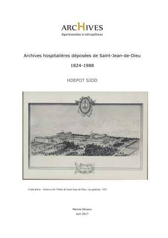 Hôpital Saint-Jean-de-Dieu.