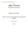 Association Départementale Interfédérale pour l'Aide Familiale (ADIAF), dénonciation de la convention.