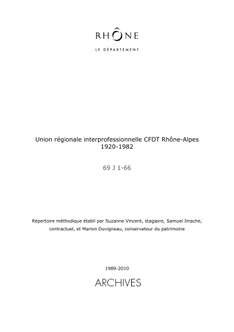 Syndicats CFDT-CFTC.