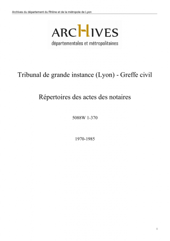SCP Georges Bazaille et Pierre Bazaille notaires associés à Givors.