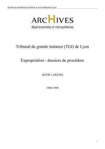 Dossiers n° 38 à 47.