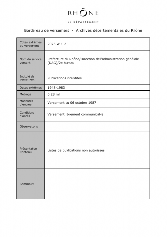 Publications. Annonces judiciaires et légales.