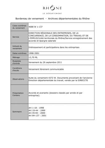 Intéressement dans les entreprises.